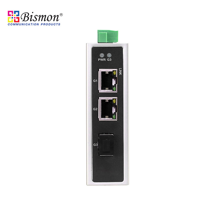 2Port PoE 10/100/1000Base-T to 1x1000Base-x, SFP Industrial switch
